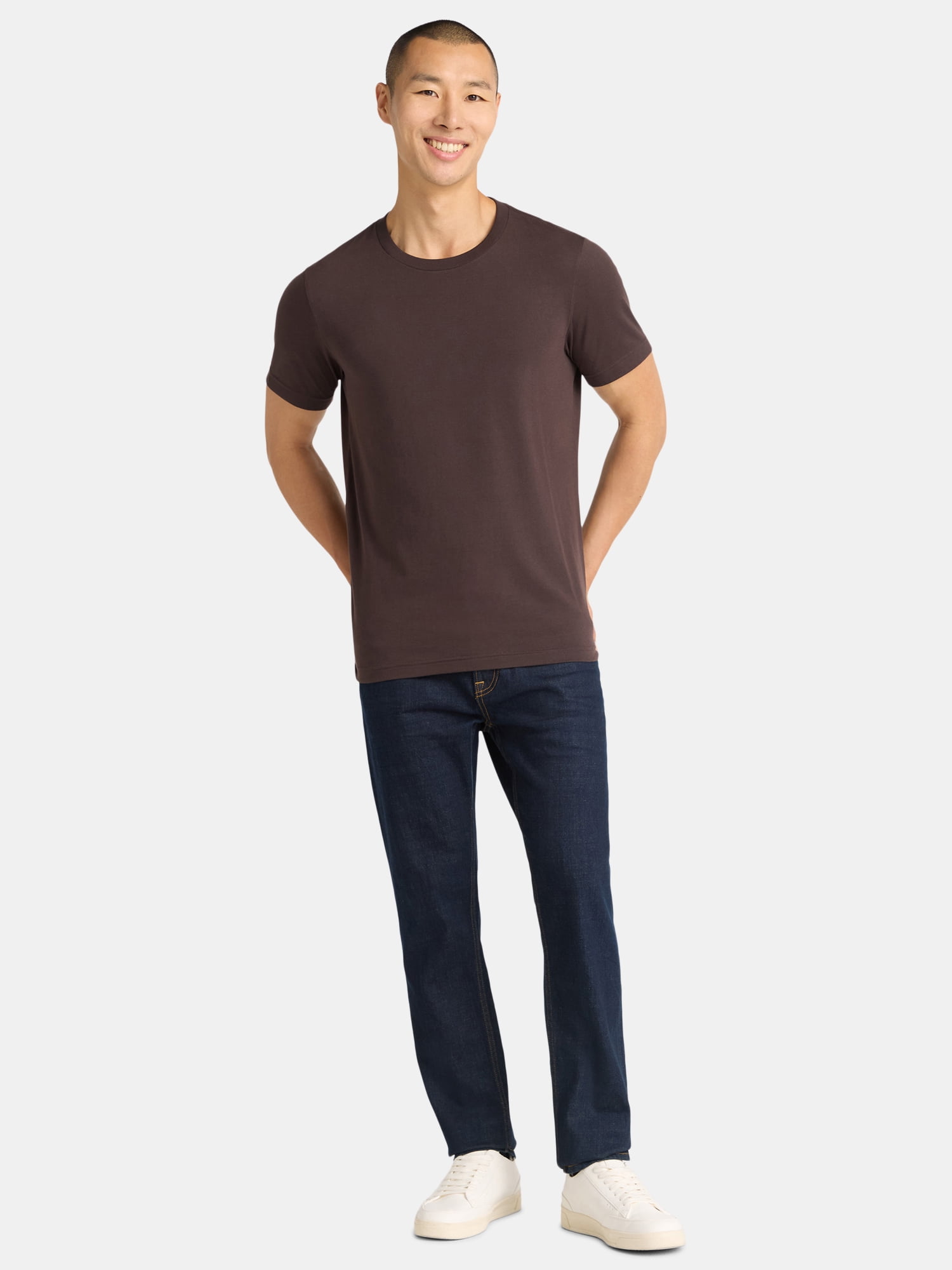 Men's and Big Men's Crewneck Tee with Short Sleeves xtrendhaven - Image 2