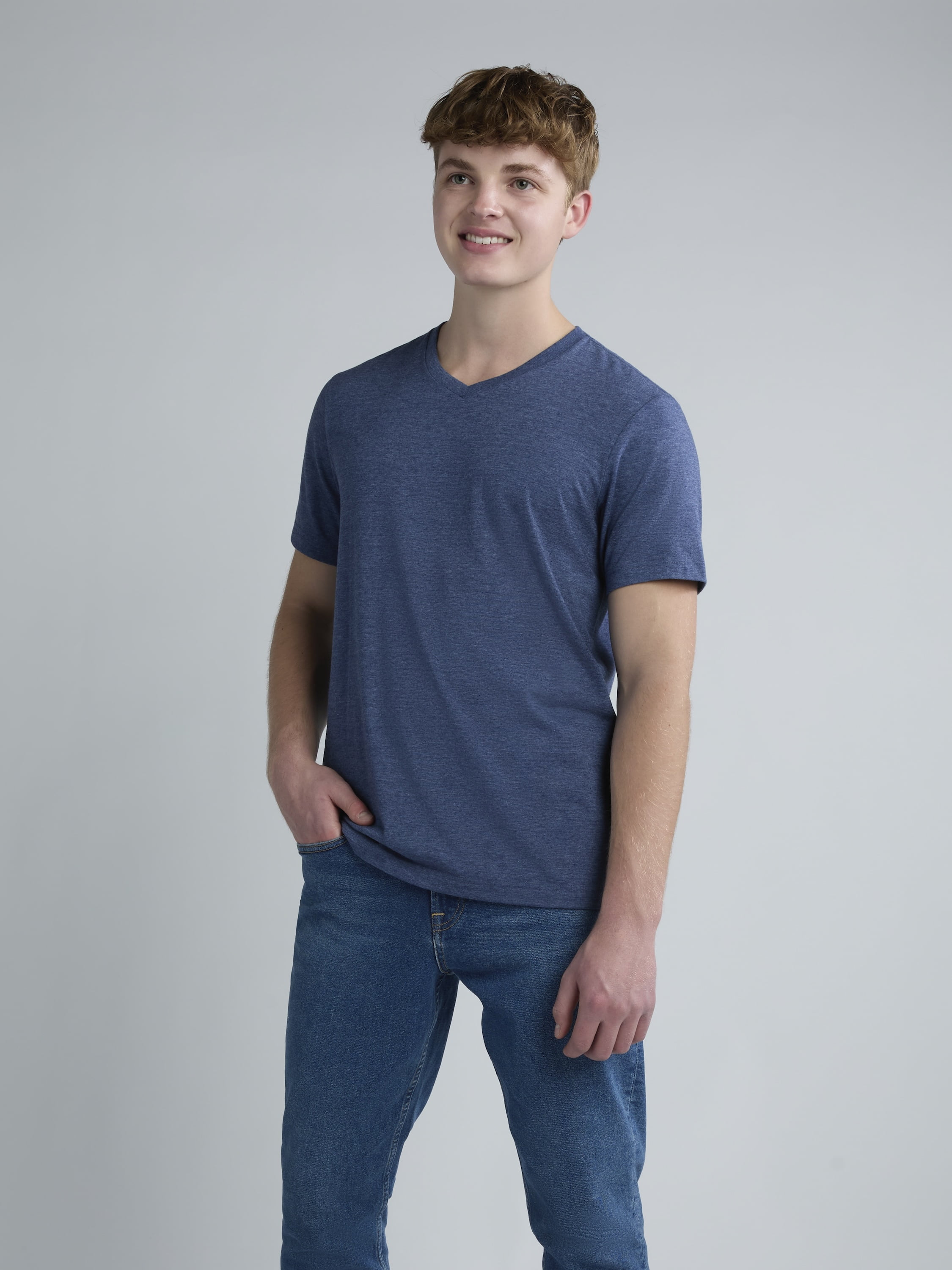 Men’s and Big Men’s Lightweight V Neck Tee xtrendhaven - Image 12