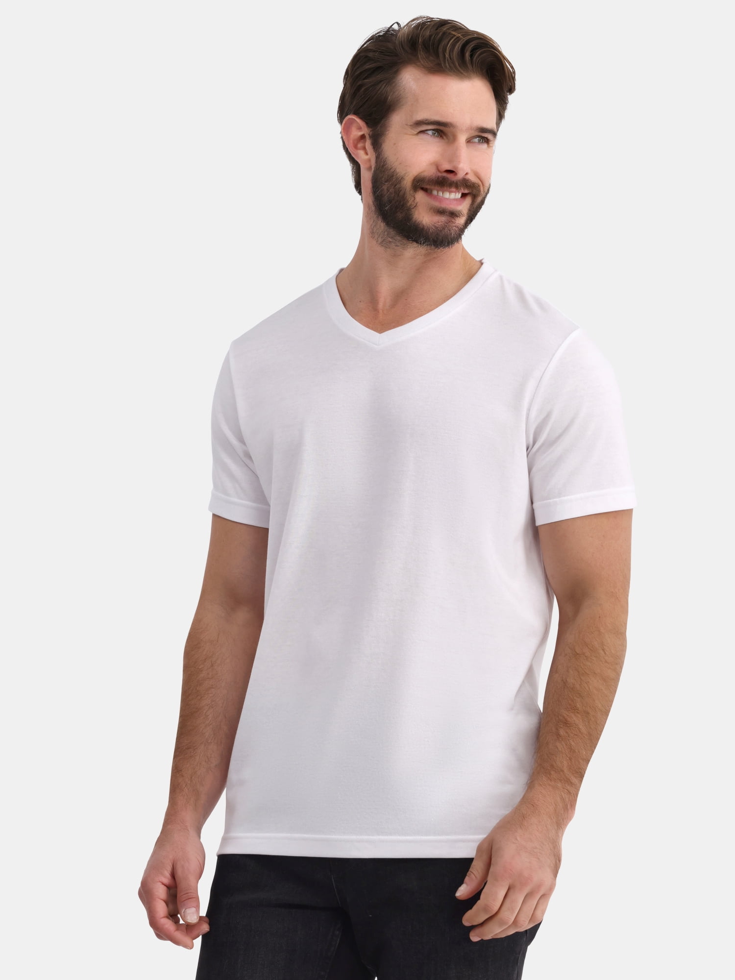 Men’s and Big Men’s Lightweight V Neck Tee xtrendhaven