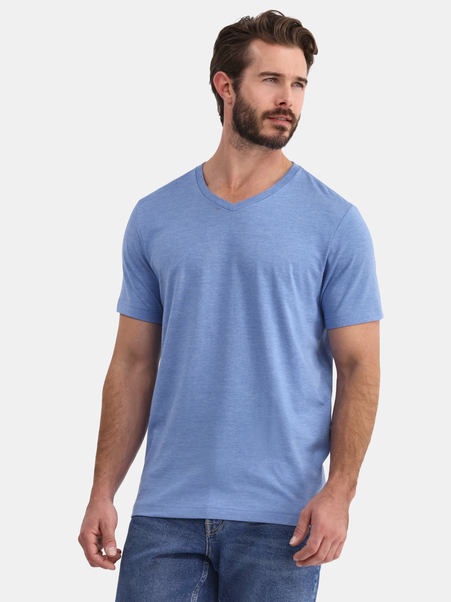 Men’s and Big Men’s V Neck Tee xtrendhaven