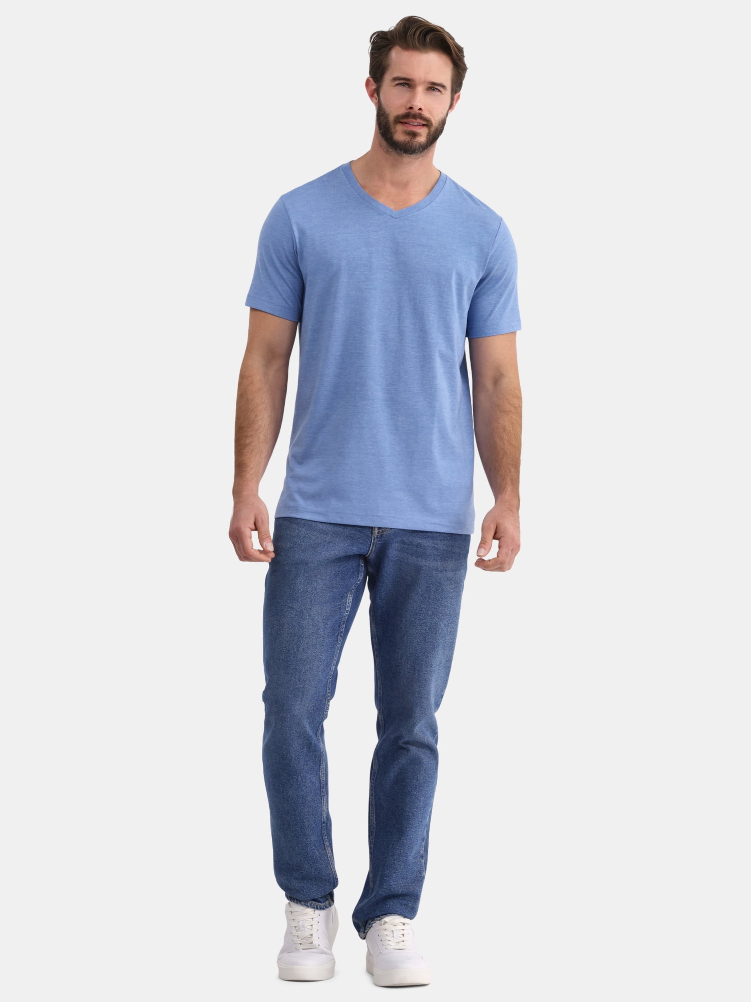Men’s and Big Men’s V Neck Tee xtrendhaven - Image 2