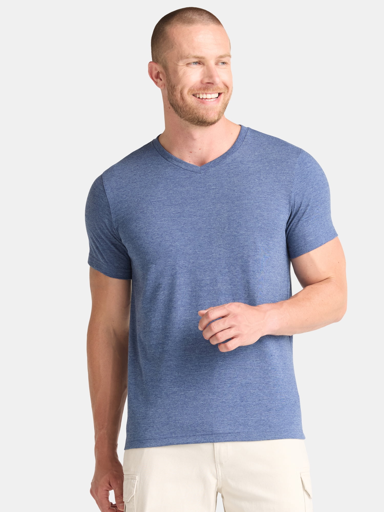 Men’s and Big Men’s V Neck Tee xtrendhaven - Image 8