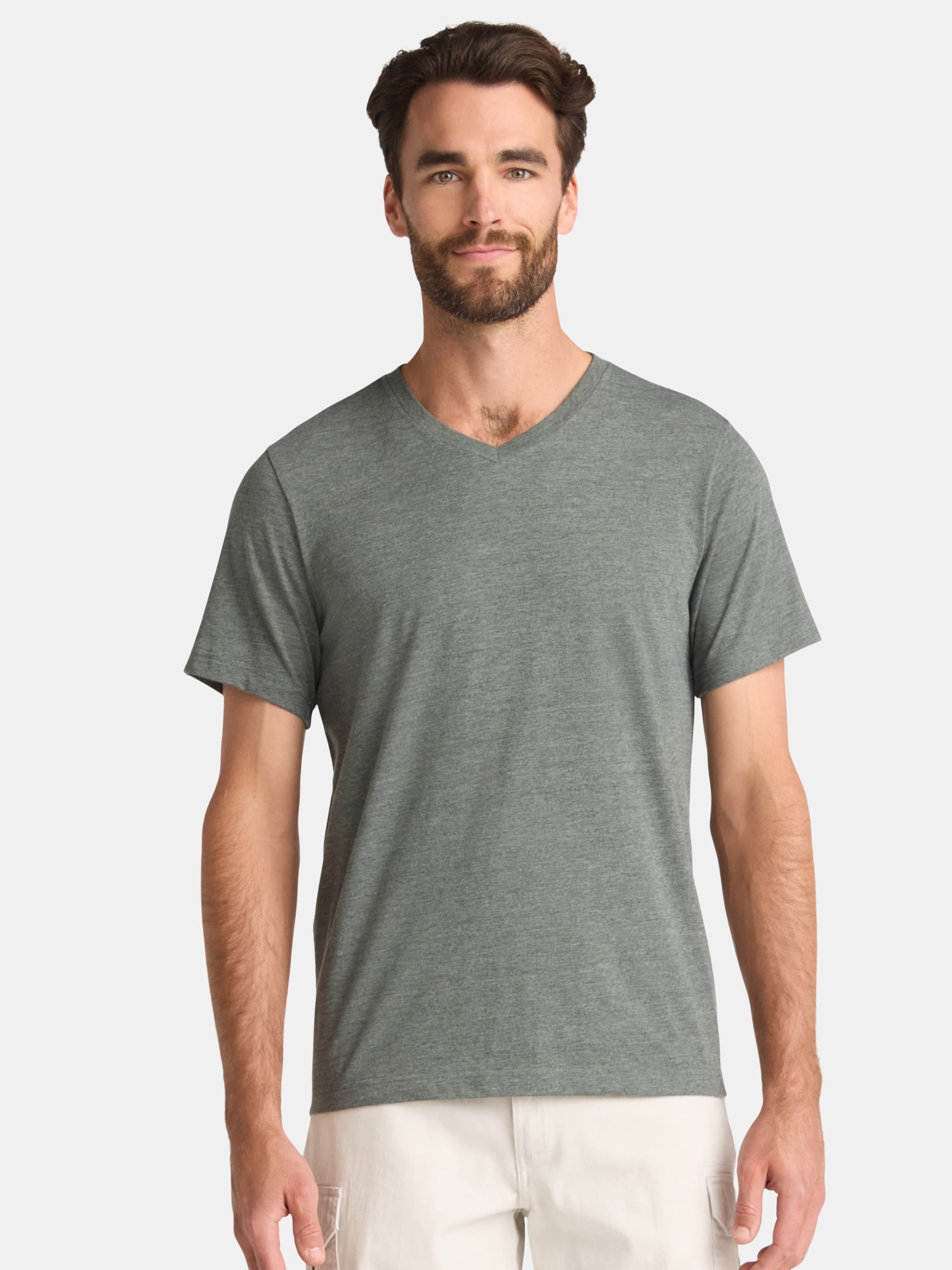 Men’s and Big Men’s V Neck Tee xtrendhaven - Image 16
