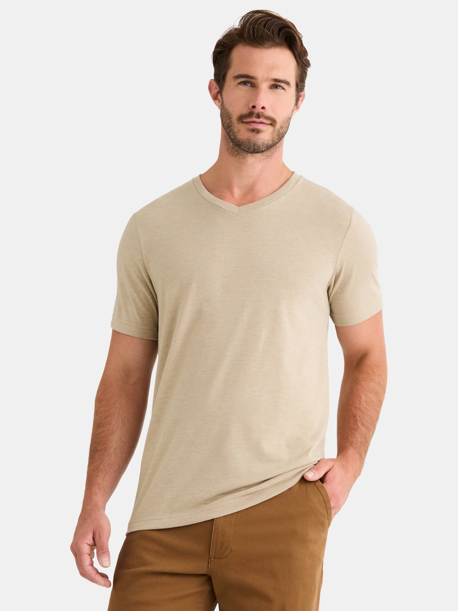Men’s and Big Men’s V Neck Tee xtrendhaven - Image 7