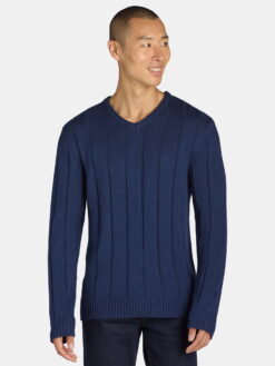Men's & Big Men's Drop Needle V-Neck Sweater xtrendhaven