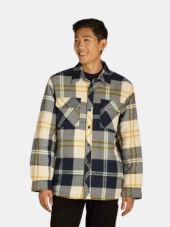 Men's & Big Men's Fleece Lined Flannel Shirt Jacket xtrendhaven