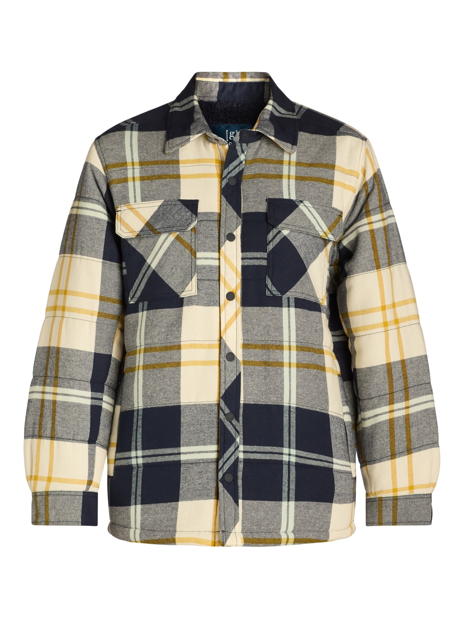 Men's & Big Men's Fleece Lined Flannel Shirt Jacket xtrendhaven - Image 4