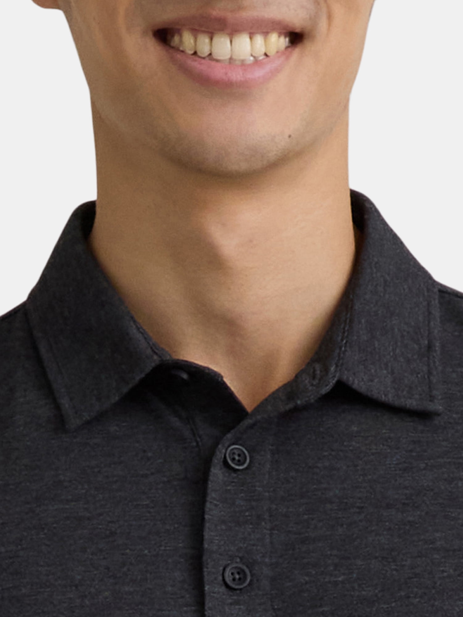 Men's & Big Men's Poly Polo with Short Sleeves xtrendhaven - Image 2