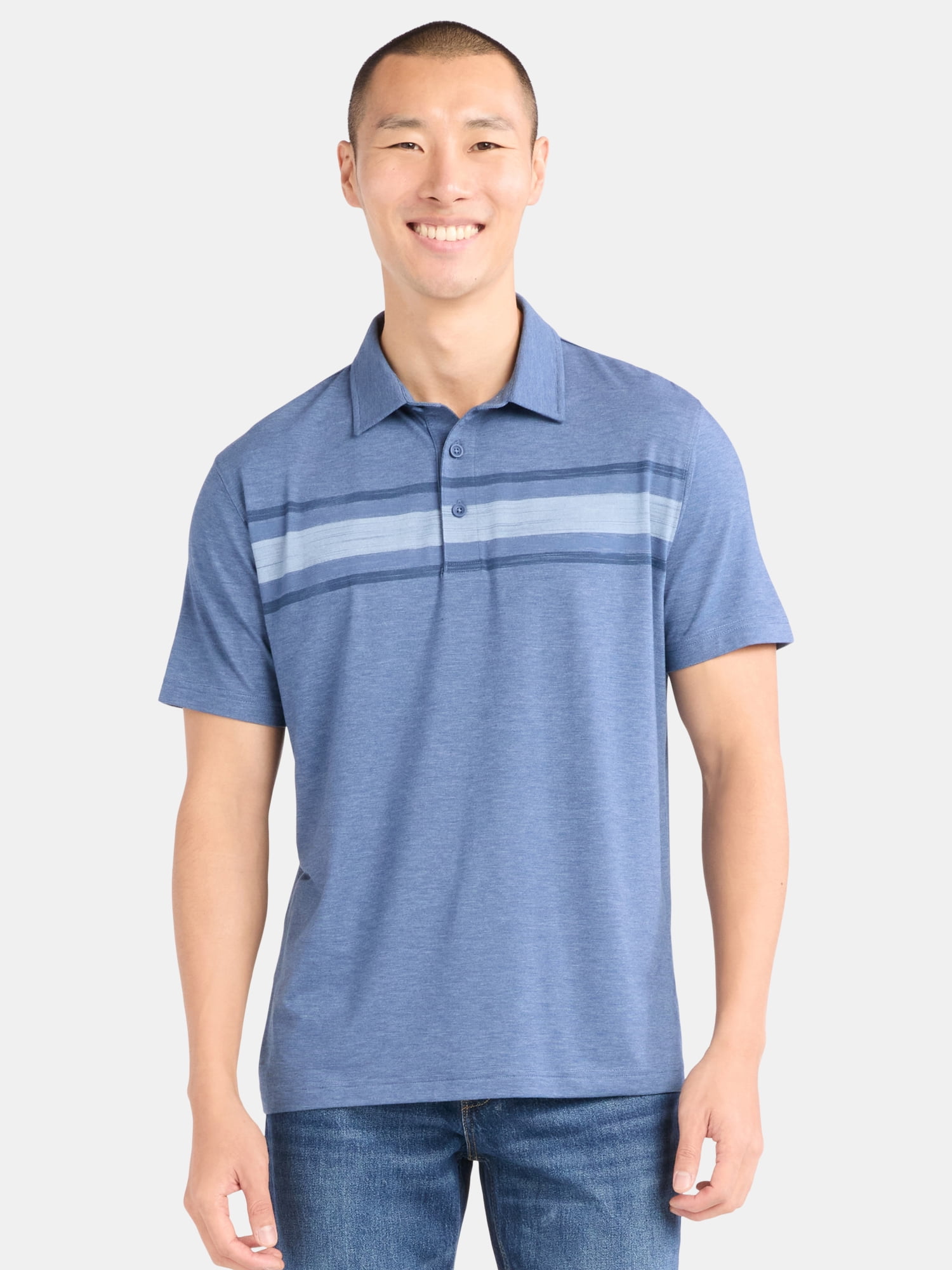 Men's & Big Men's Poly Polo with Short Sleeves xtrendhaven - Image 6
