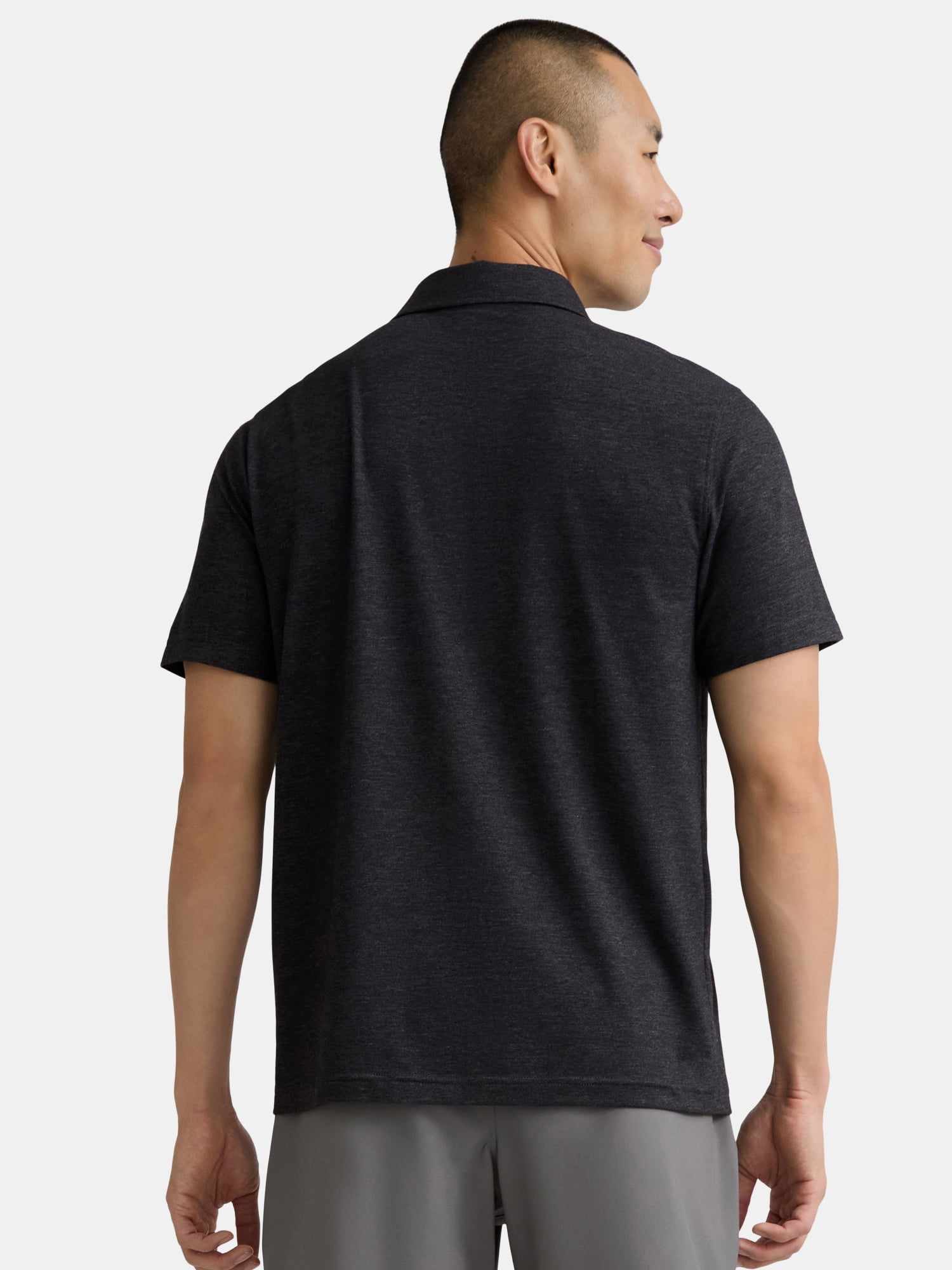 Men's & Big Men's Poly Polo with Short Sleeves xtrendhaven - Image 4