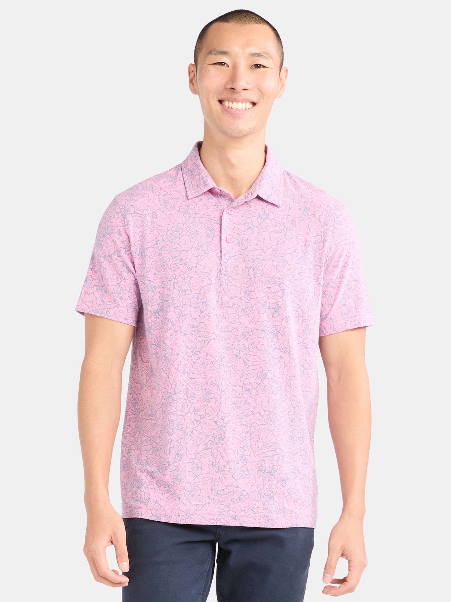 Men's & Big Men's Poly Polo with Short Sleeves xtrendhaven - Image 9