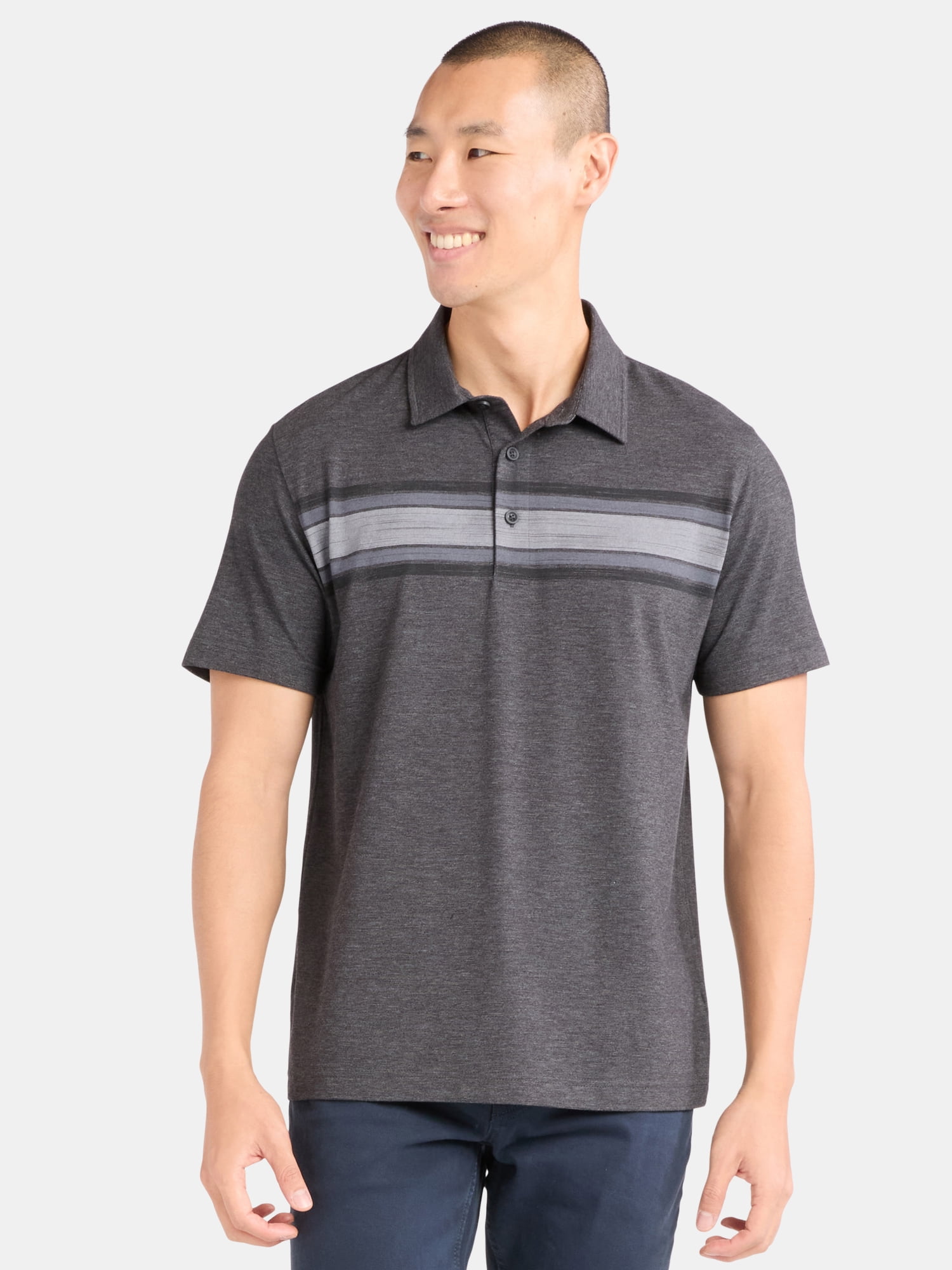 Men's & Big Men's Poly Polo with Short Sleeves xtrendhaven - Image 7